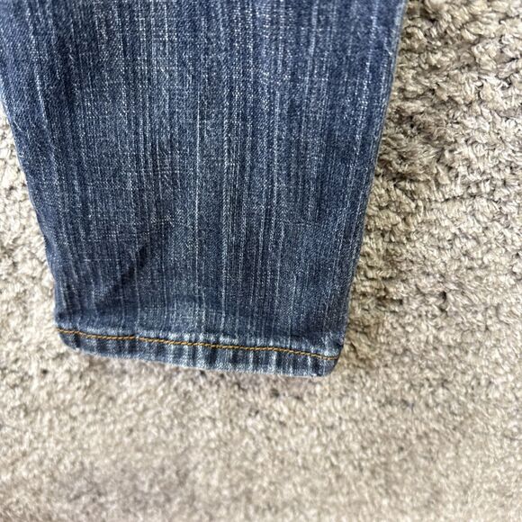 Y2K Stetson Stovepipe Straight Leg Jeans Womens 4 Low Rise Western Country Denim - Picture 10 of 10